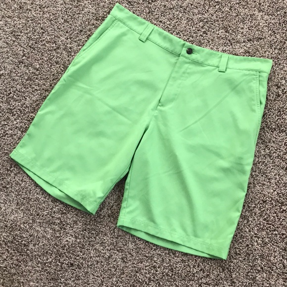 lime green under armour shorts